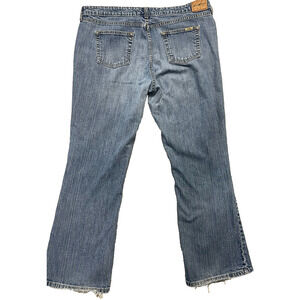 Levi Strauss Signature Low Rise Bootcut Jeans Blue Denim Misses Size 16 Long